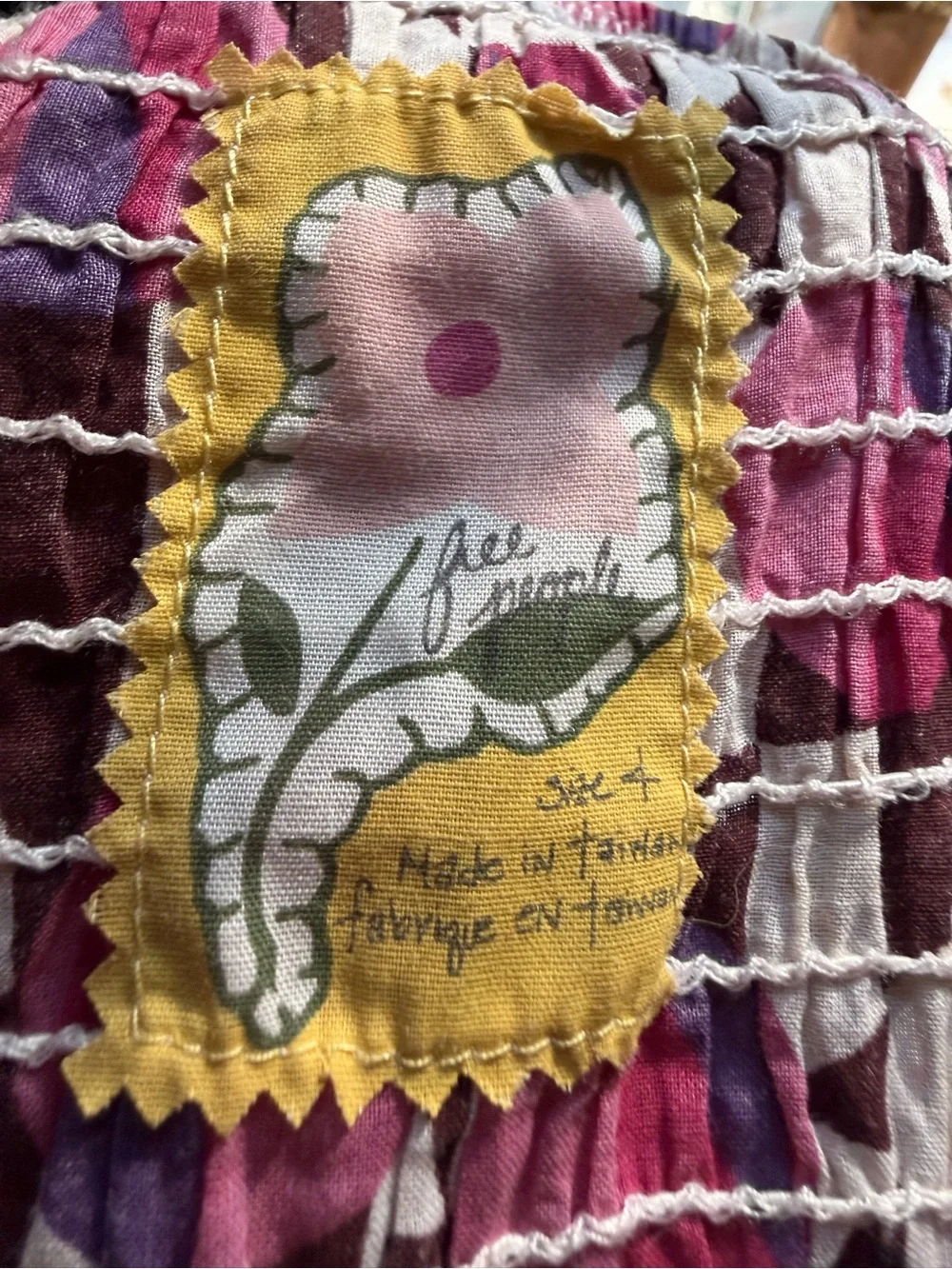 Vintage Cloth Tag Free People Boho Dress Size S
